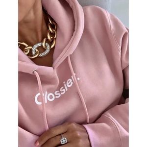 Glossier Original Pink Hoodie